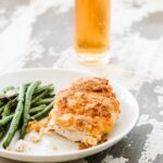 Gluten Free Oven Fried Chicken is a healthy twist on the classic fried chicken but with lower calorie and fat count | ahealthylifeforme.com