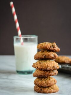 Gluten Free Oatmeal Ginger Chocolate Chip Cookie Recipe | ahealthylifeforme.com