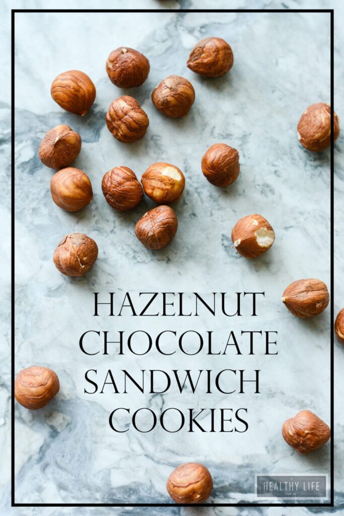 Hazelnut Chocolate Sandwich Cookie Recipe gluten free vegan | ahealthylifeforme.com
