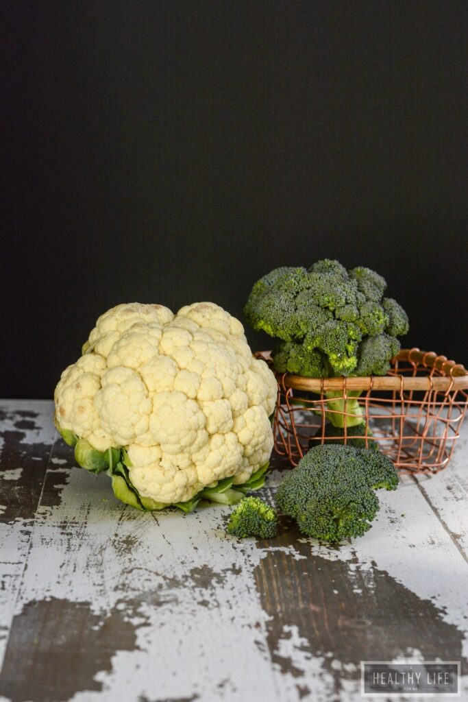 One Pot Broccoli Cauliflower Pasta Bake Recipe Gluten Free Vegetarian | ahealthylifeforme.com