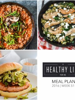 Healthy Weekly Meal Plan for the whole family | ahealthylifeforme.com