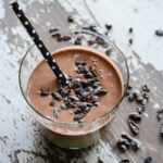 Chocolate Peanut Butter Protein Shake Recipe | ahealthylifeforme.com